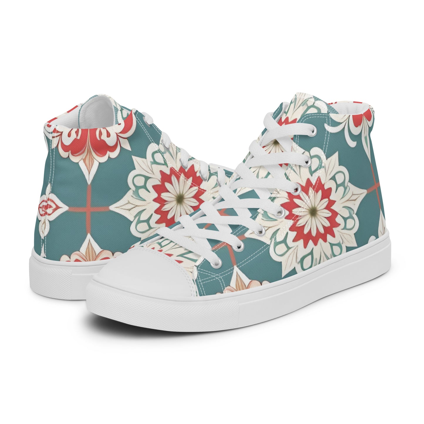 Women’s high top canvas shoes