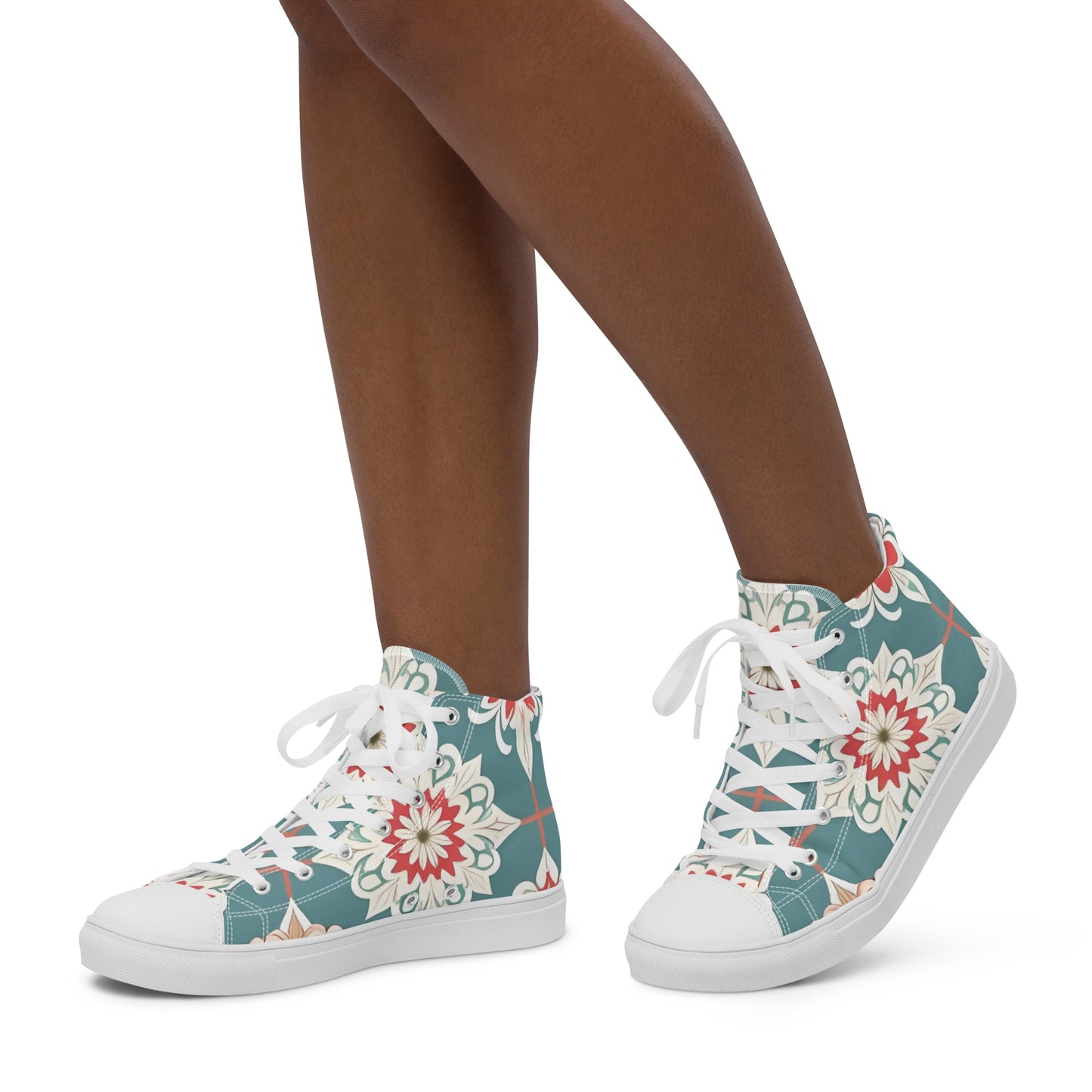 Women’s high top canvas shoes