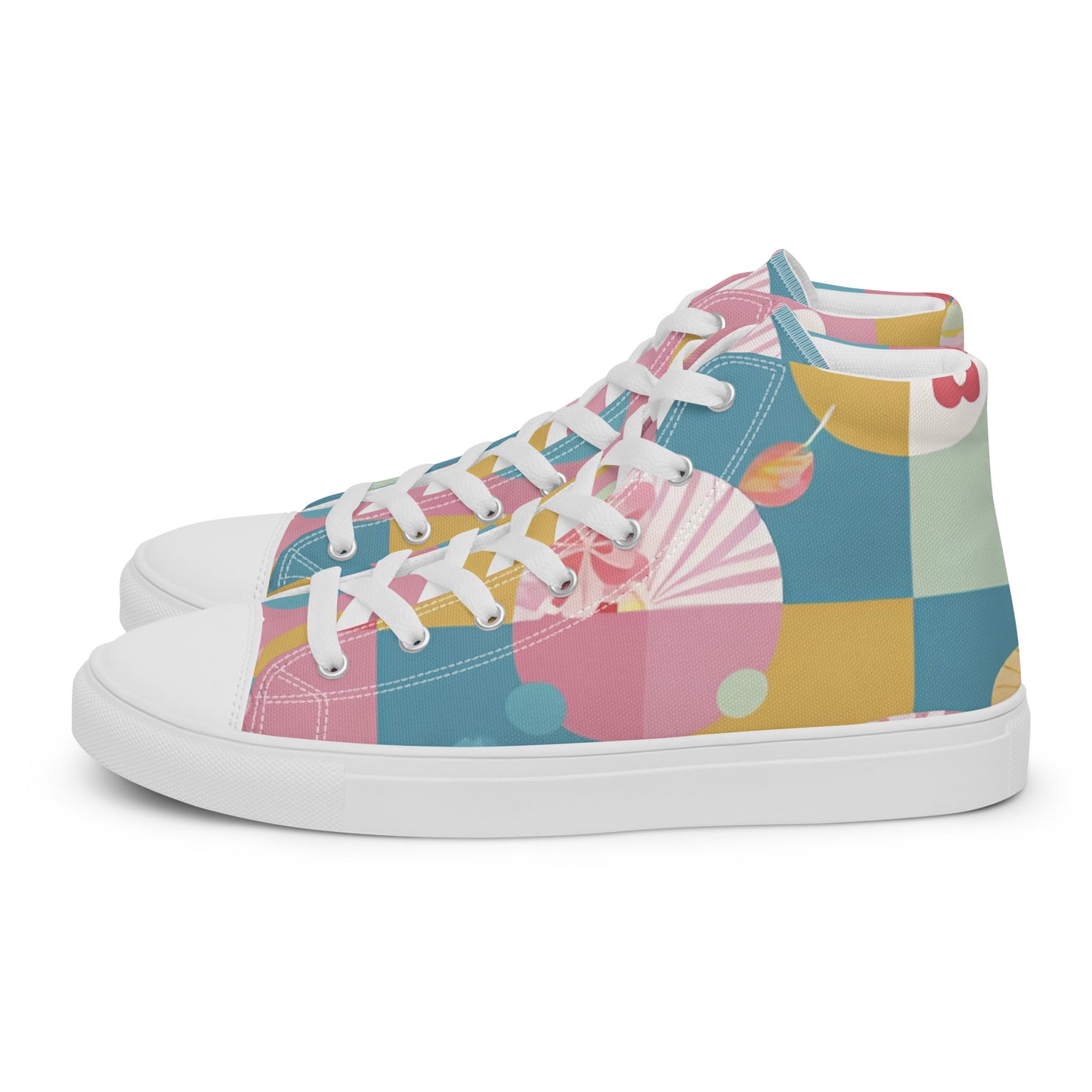 Women’s high top canvas shoes