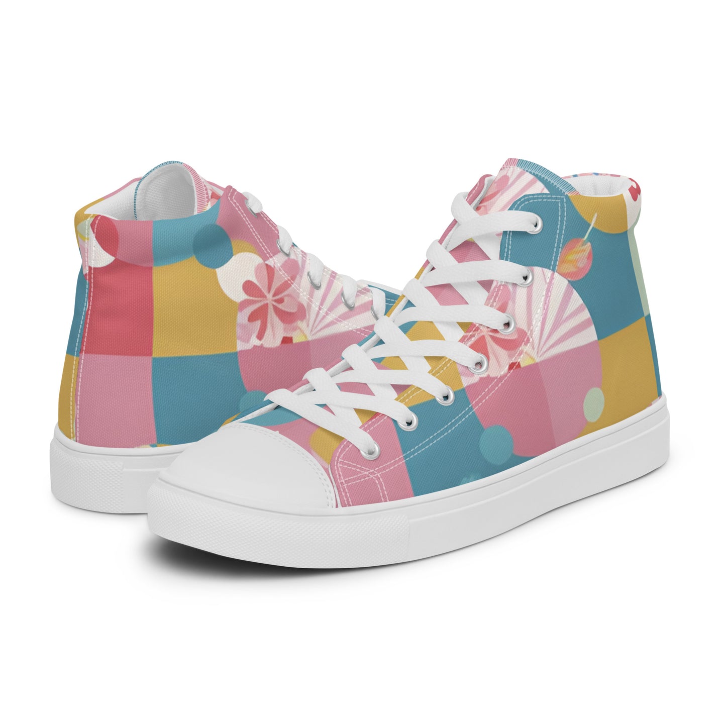 Women’s high top canvas shoes