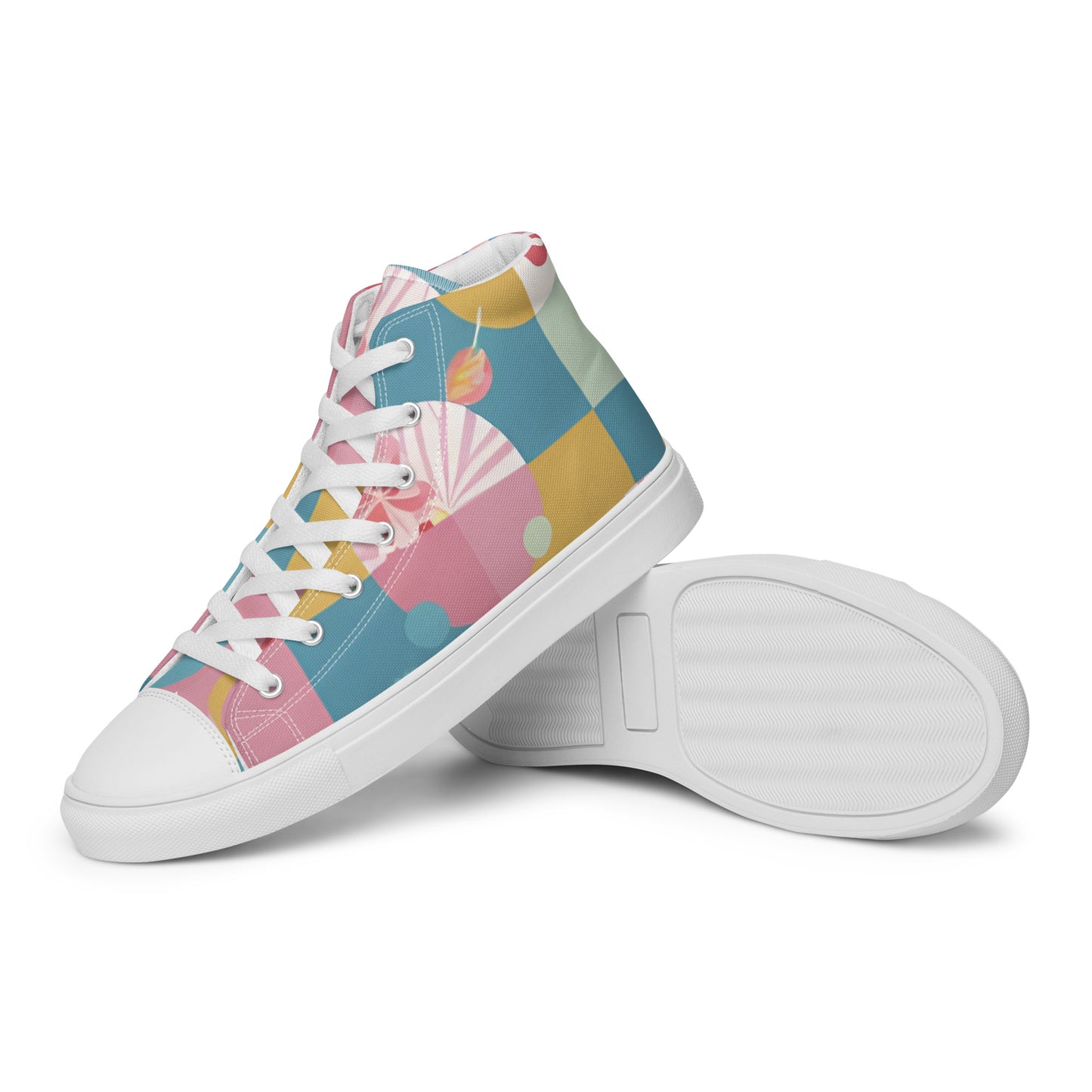 Women’s high top canvas shoes