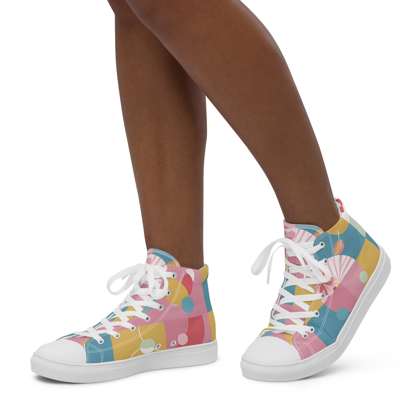 Women’s high top canvas shoes