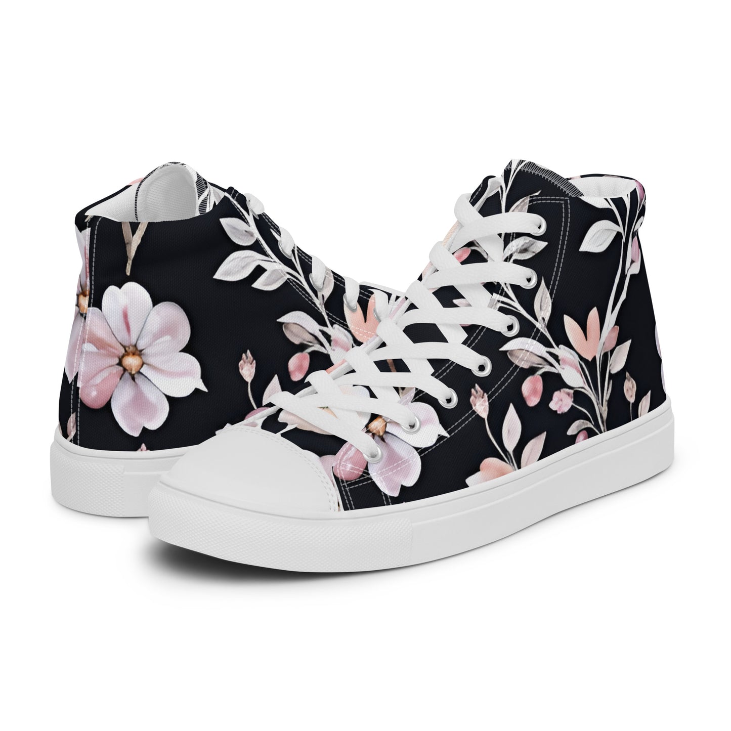 Women’s high top canvas shoes