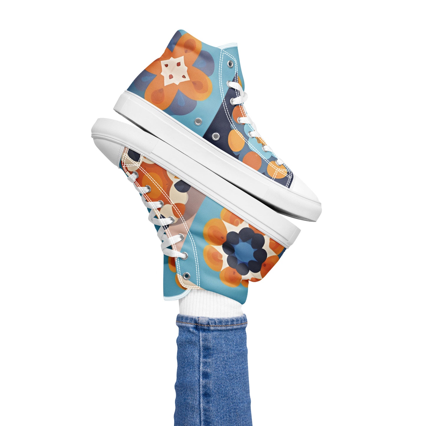 Women’s high top canvas shoes