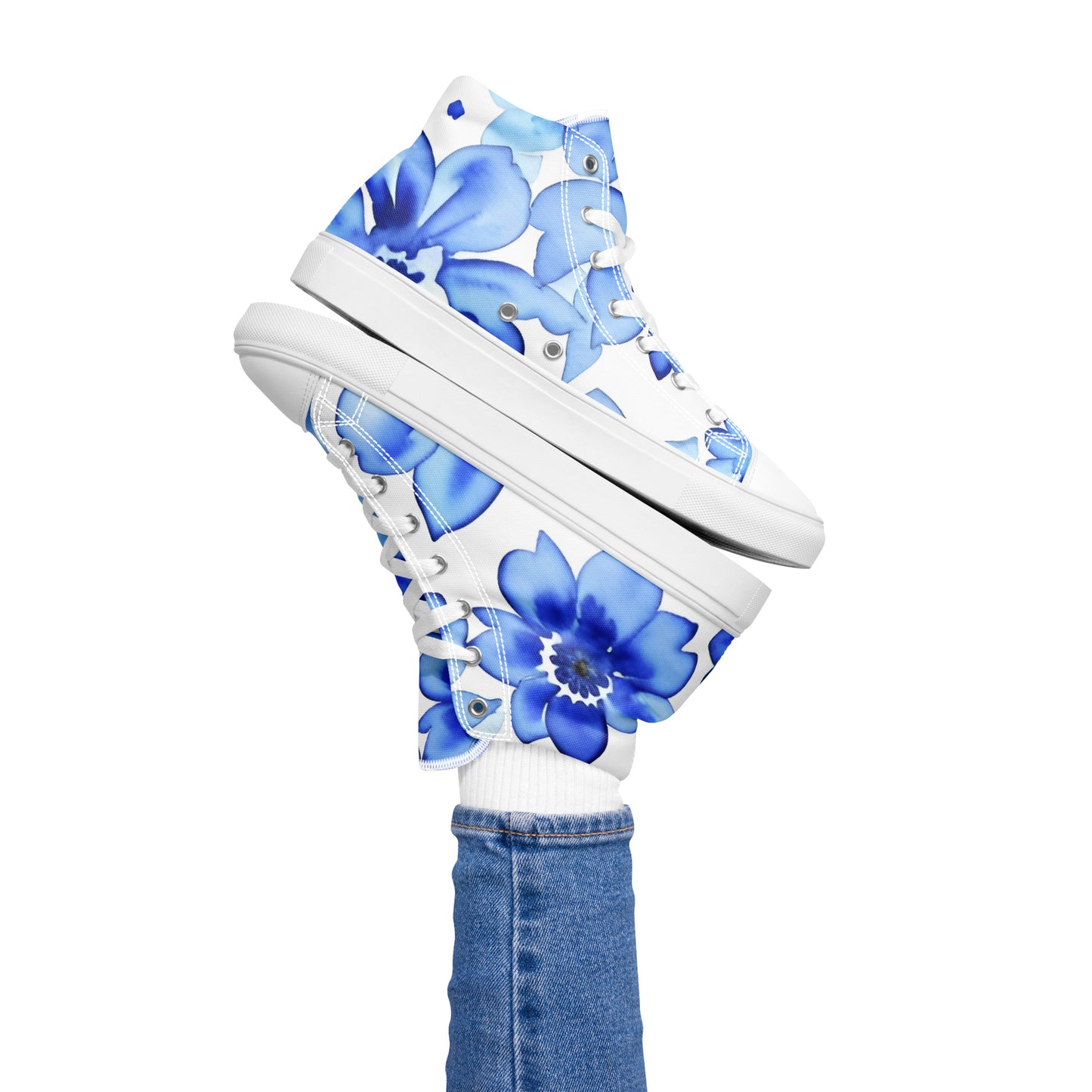 Women’s high top canvas shoes