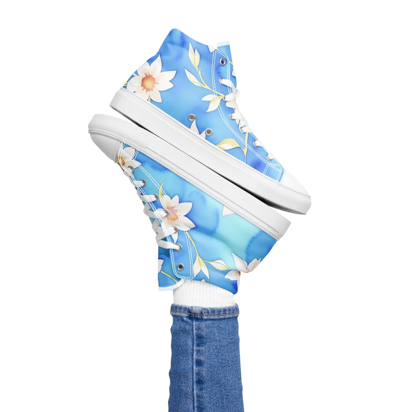 Women’s high top canvas shoes