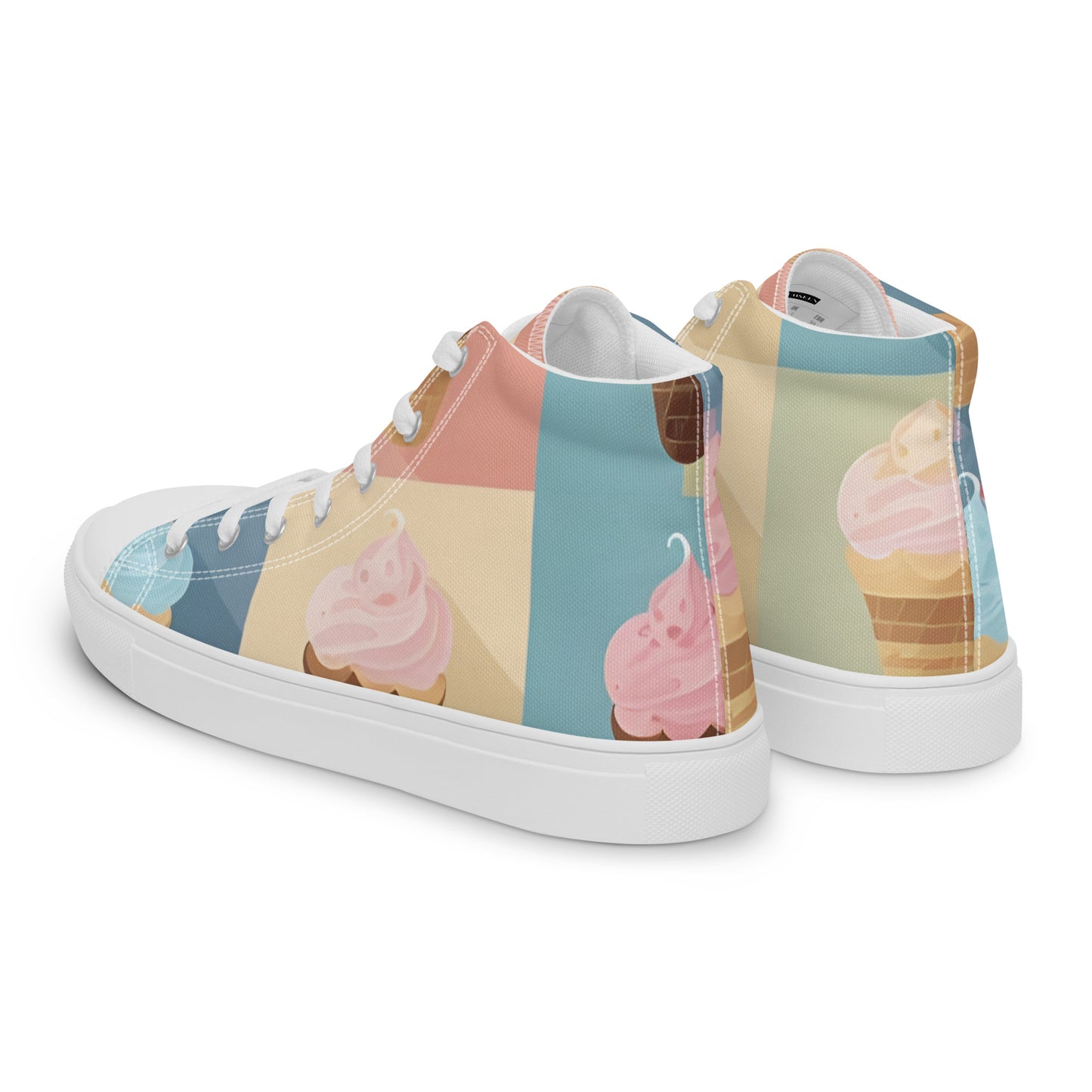 Women’s high top canvas shoes