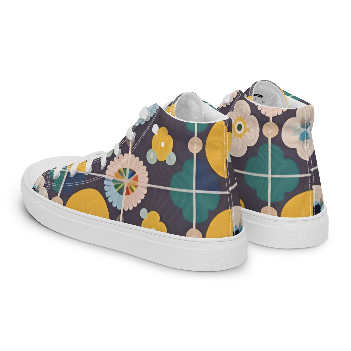 Women’s high top canvas shoes