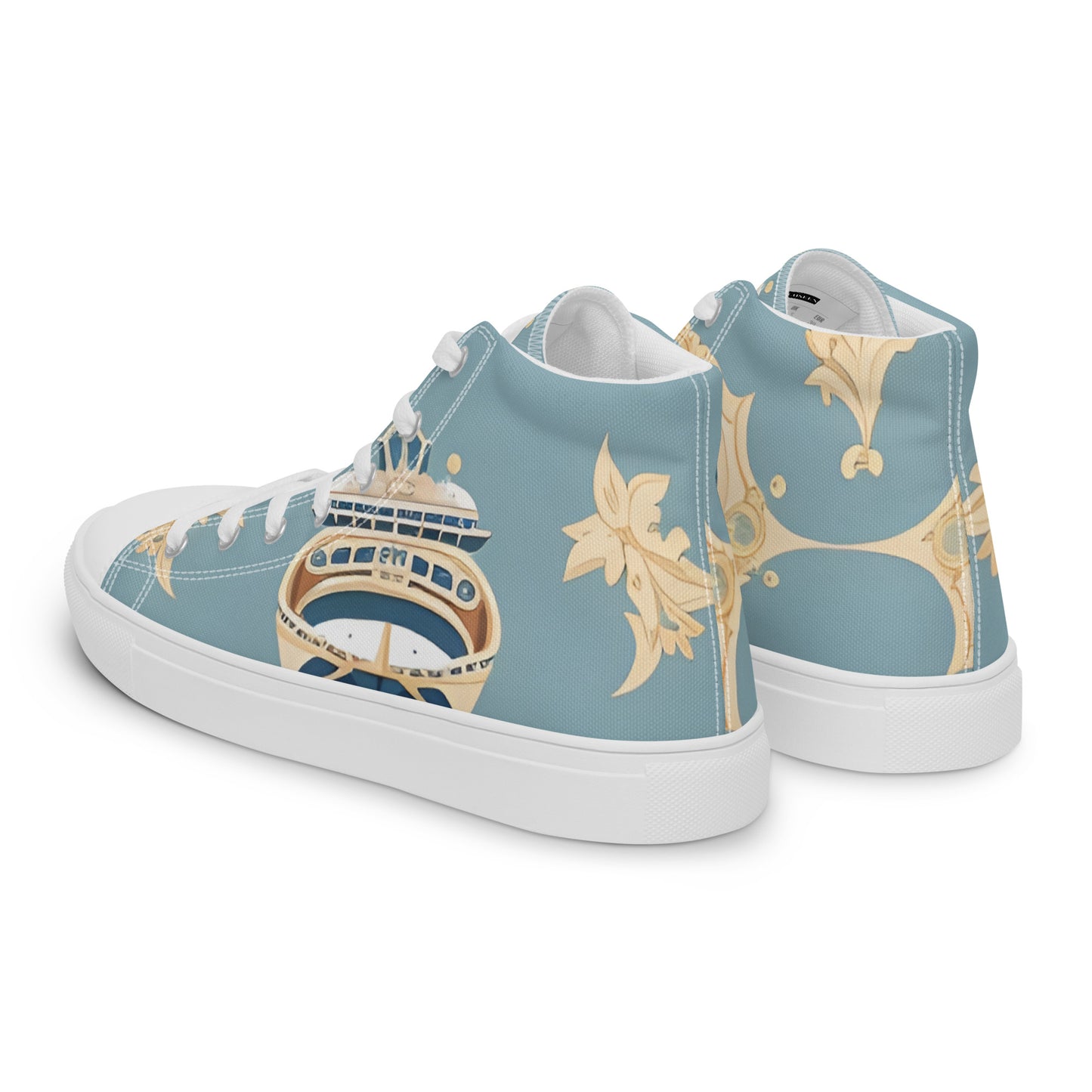 Women’s high top canvas shoes