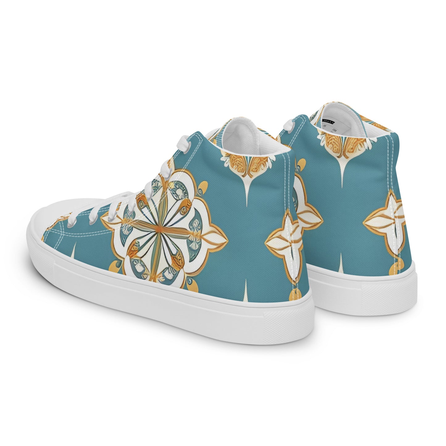 Women’s high top canvas shoes