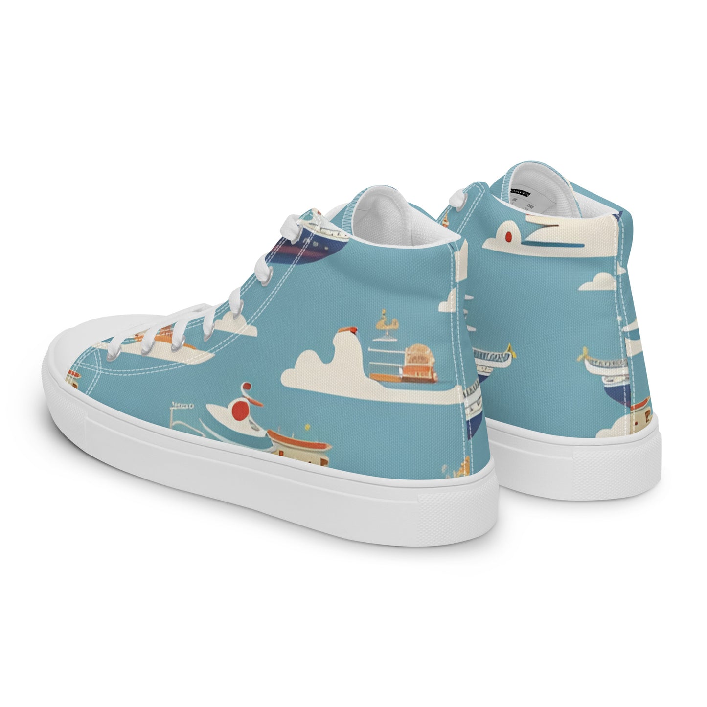 Women’s high top canvas shoes