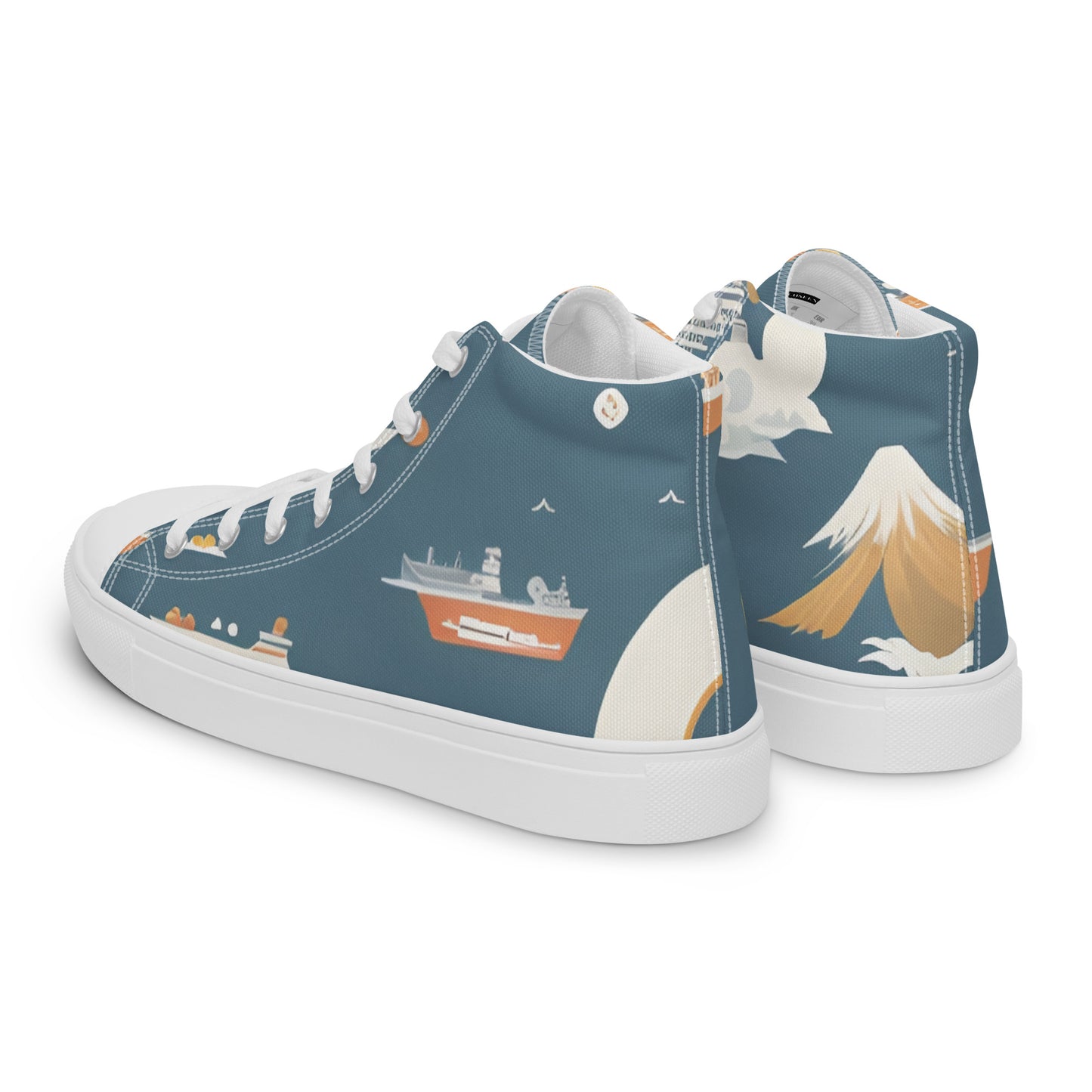 Women’s high top canvas shoes