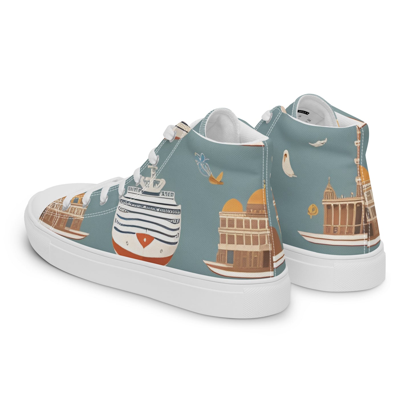 Women’s high top canvas shoes