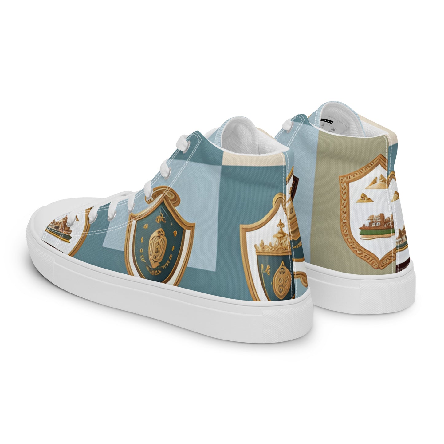 Women’s high top canvas shoes