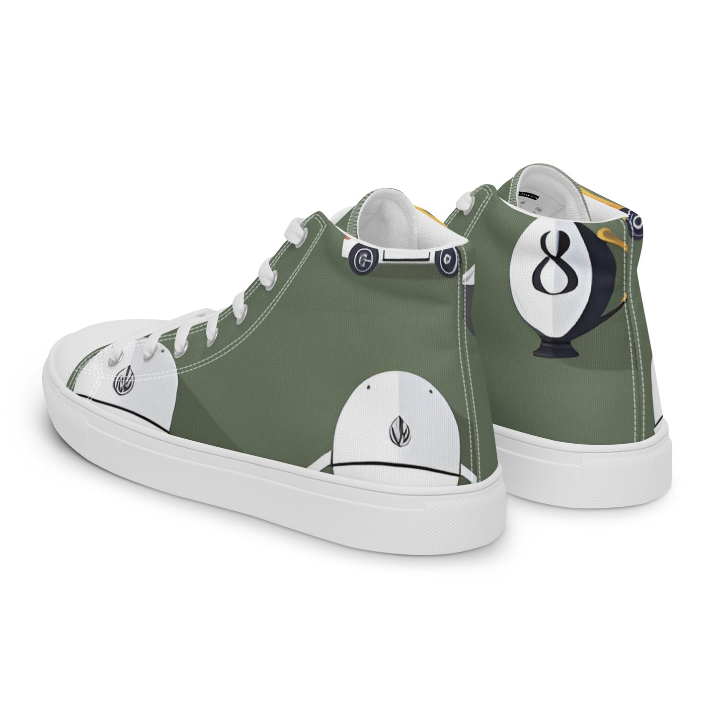 Women’s high top canvas shoes