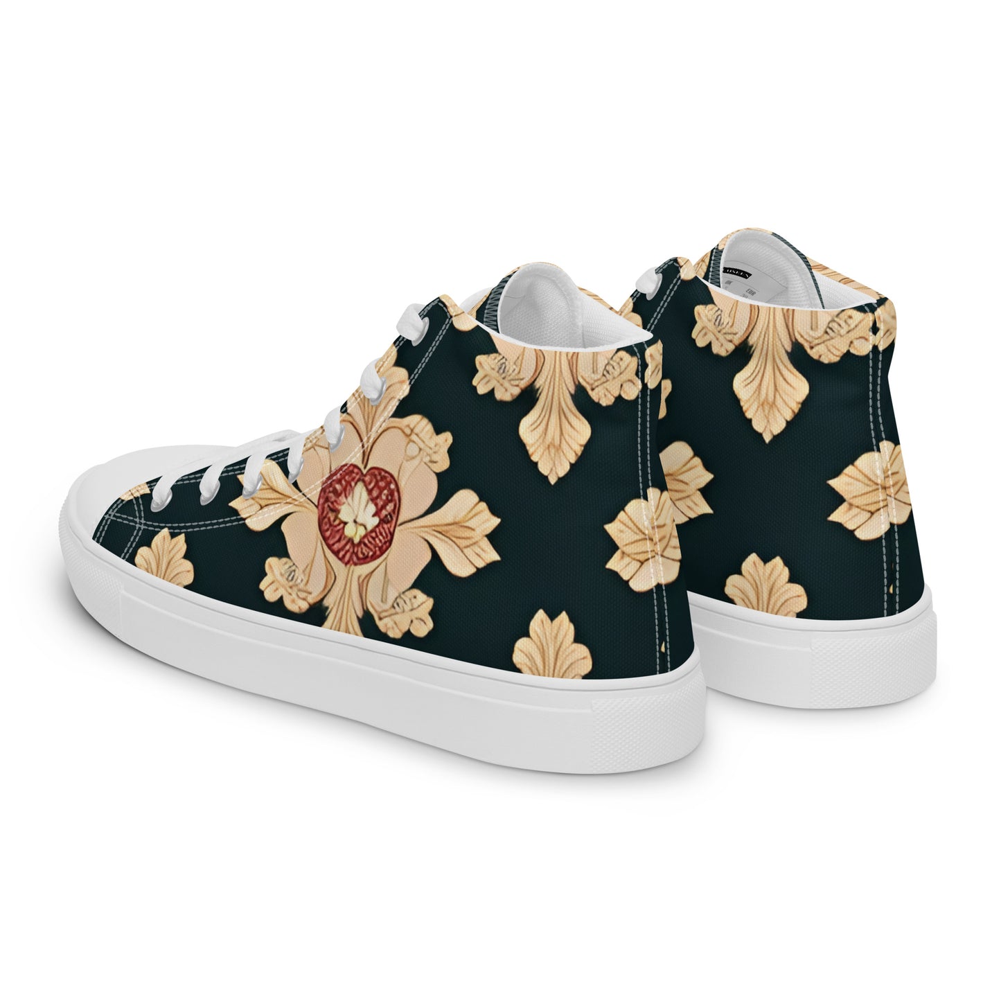 Women’s high top canvas shoes