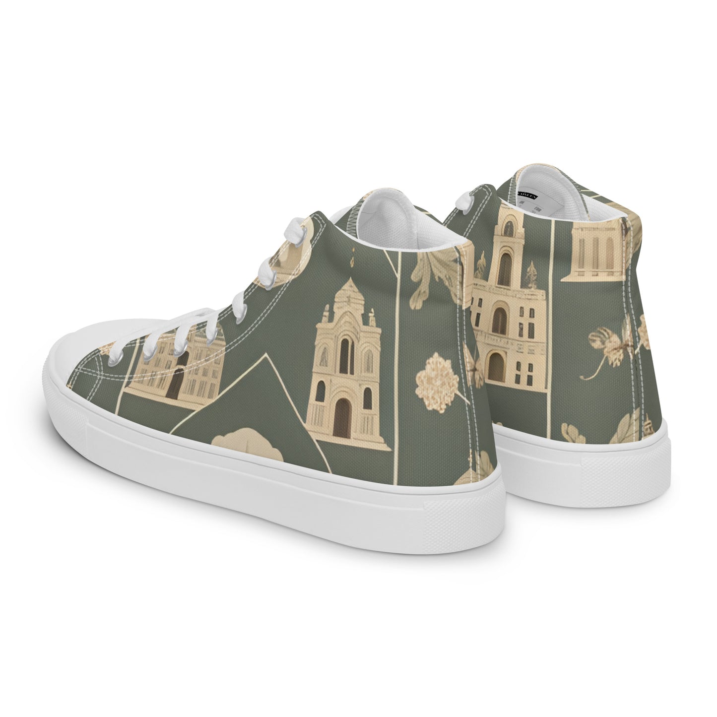 Women’s high top canvas shoes