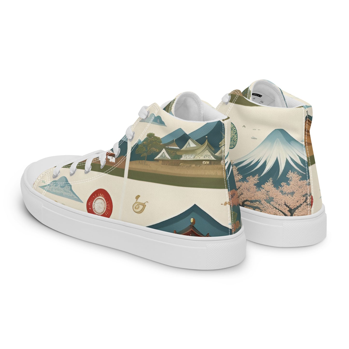 Women’s high top canvas shoes