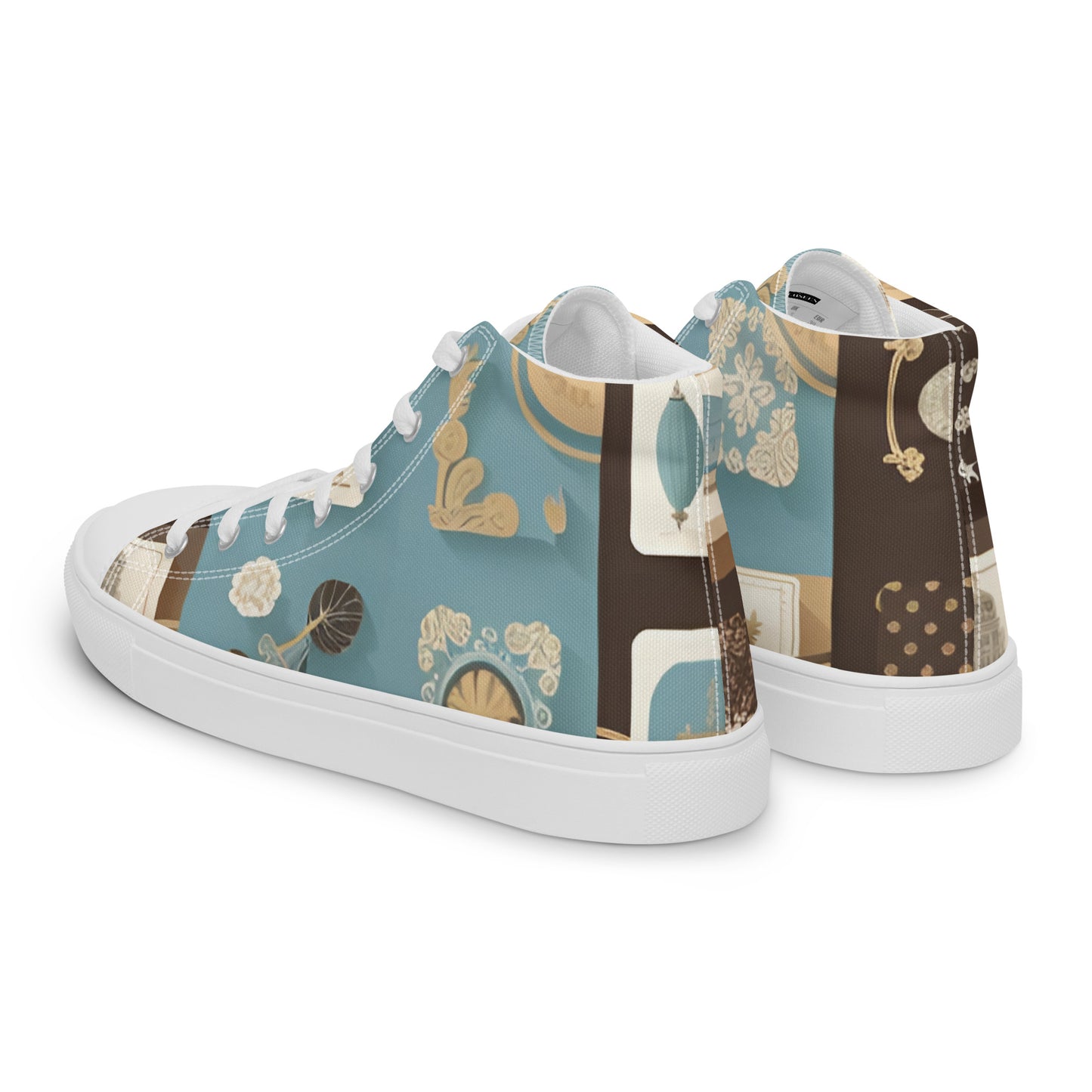 Women’s high top canvas shoes