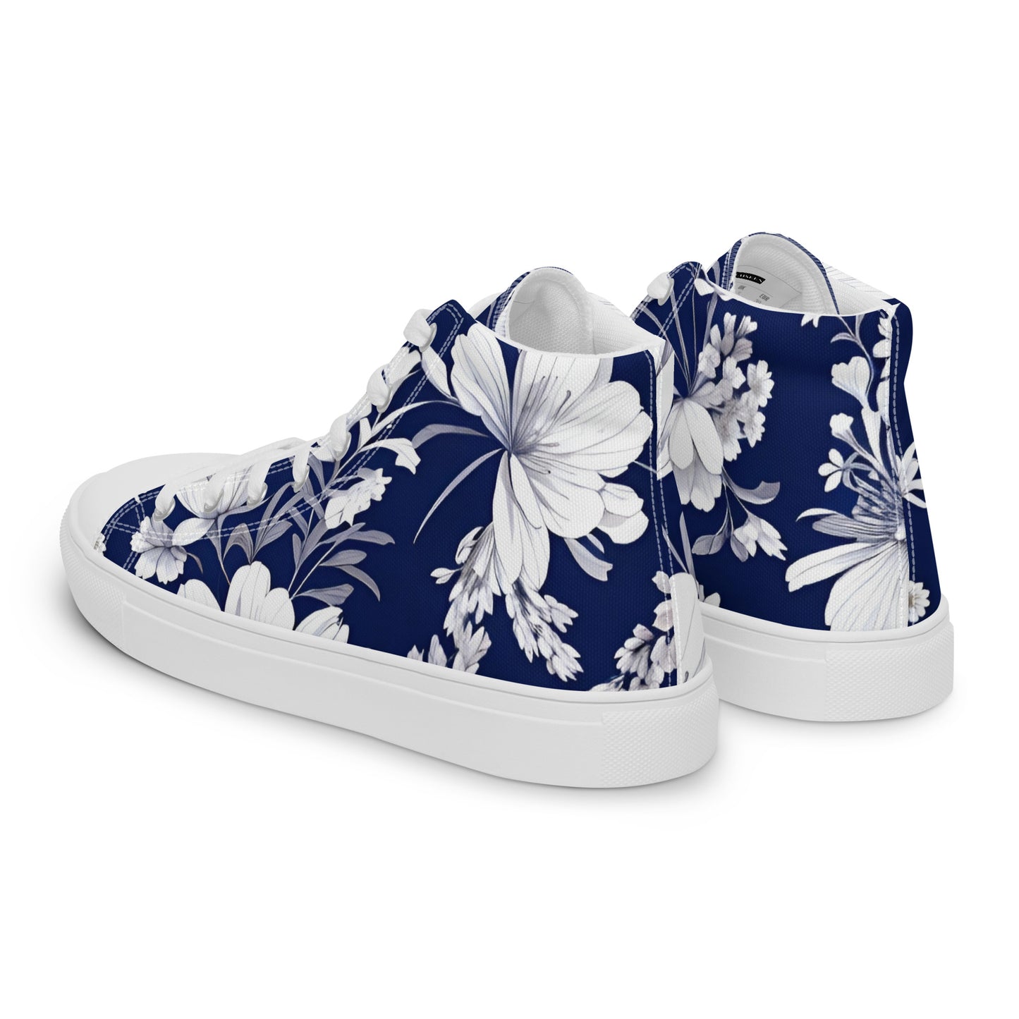 Women’s high top canvas shoes