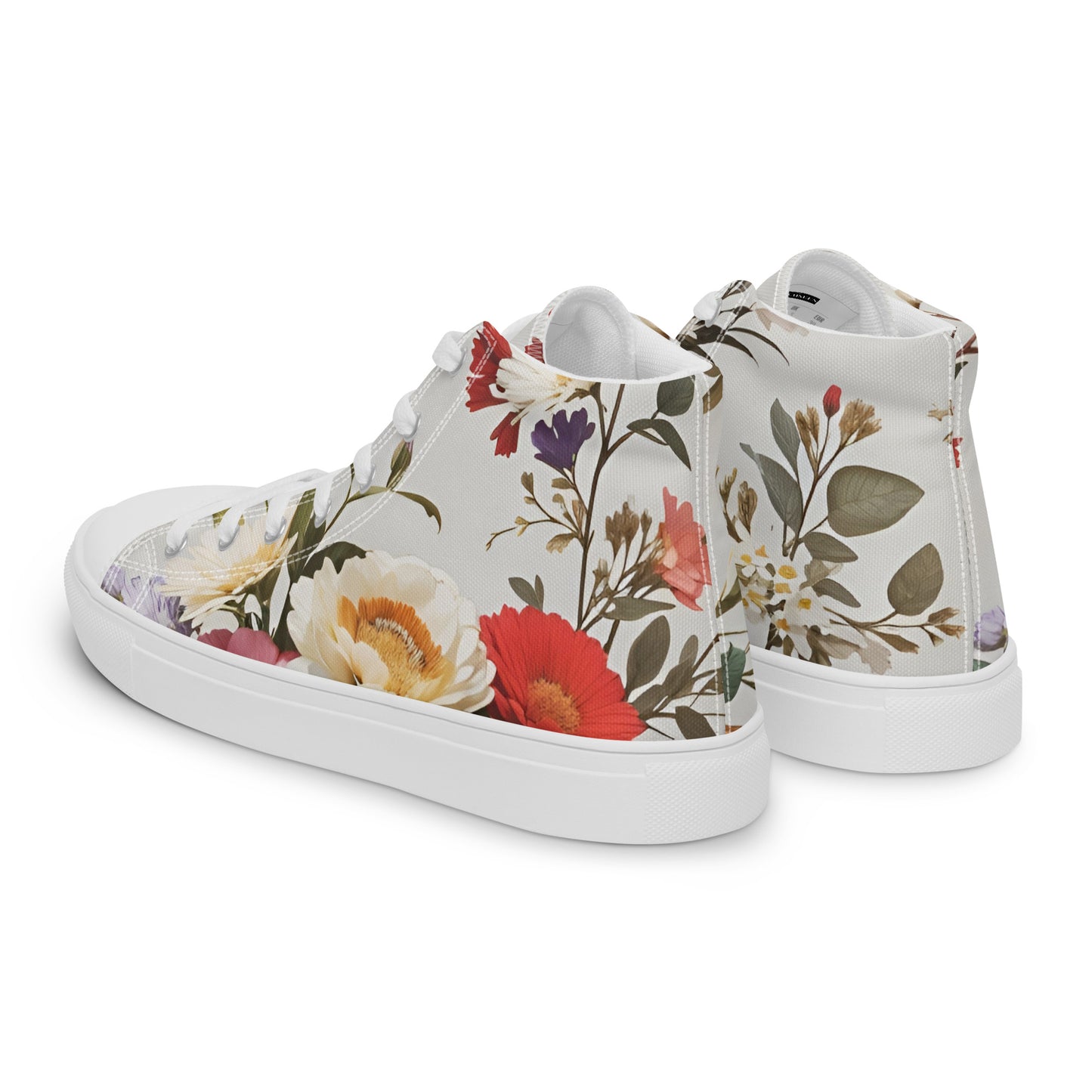 Women’s high top canvas shoes