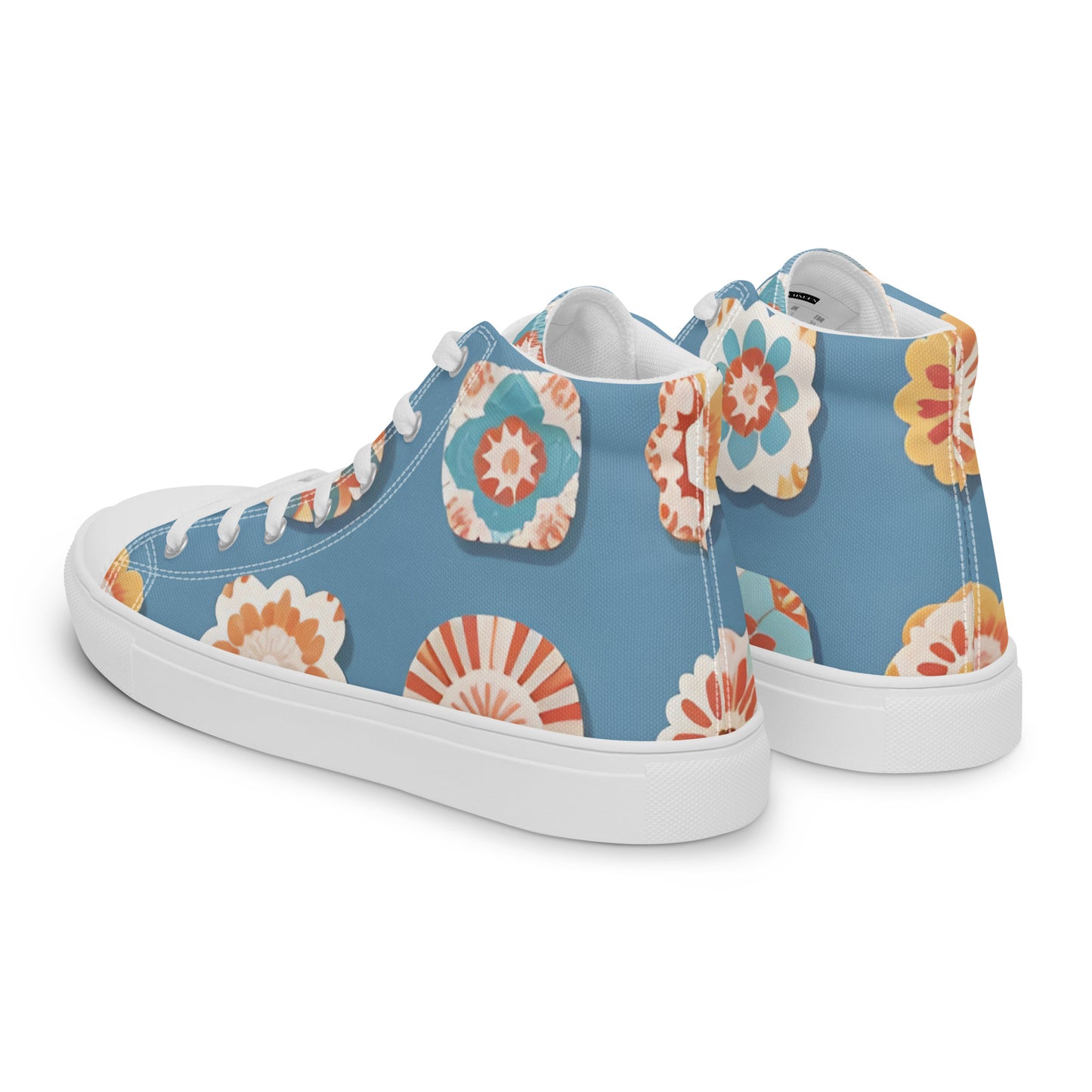 Women’s high top canvas shoes