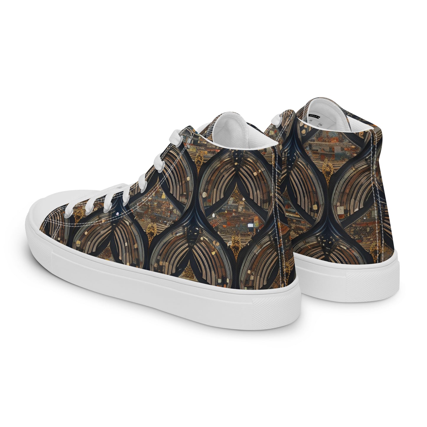 Women’s high top canvas shoes