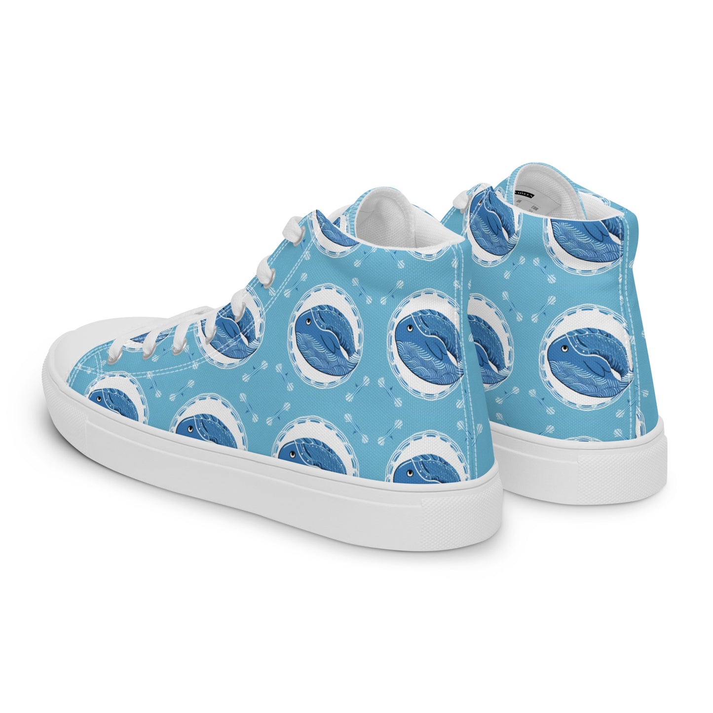 Women’s high top canvas shoes