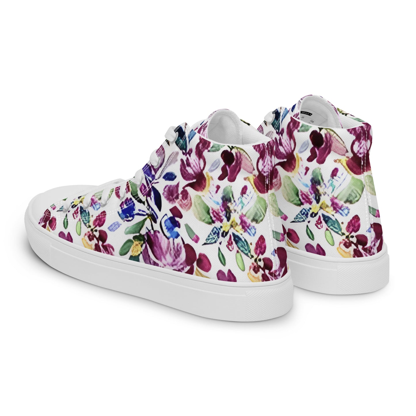 Women’s high top canvas shoes