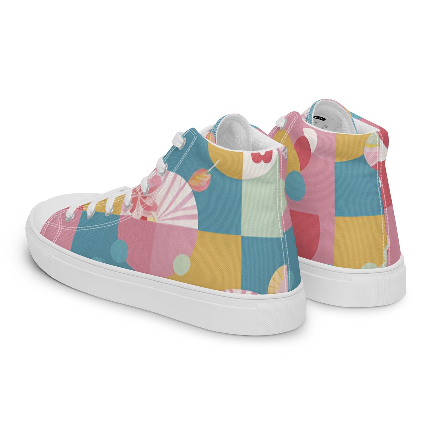 Women’s high top canvas shoes