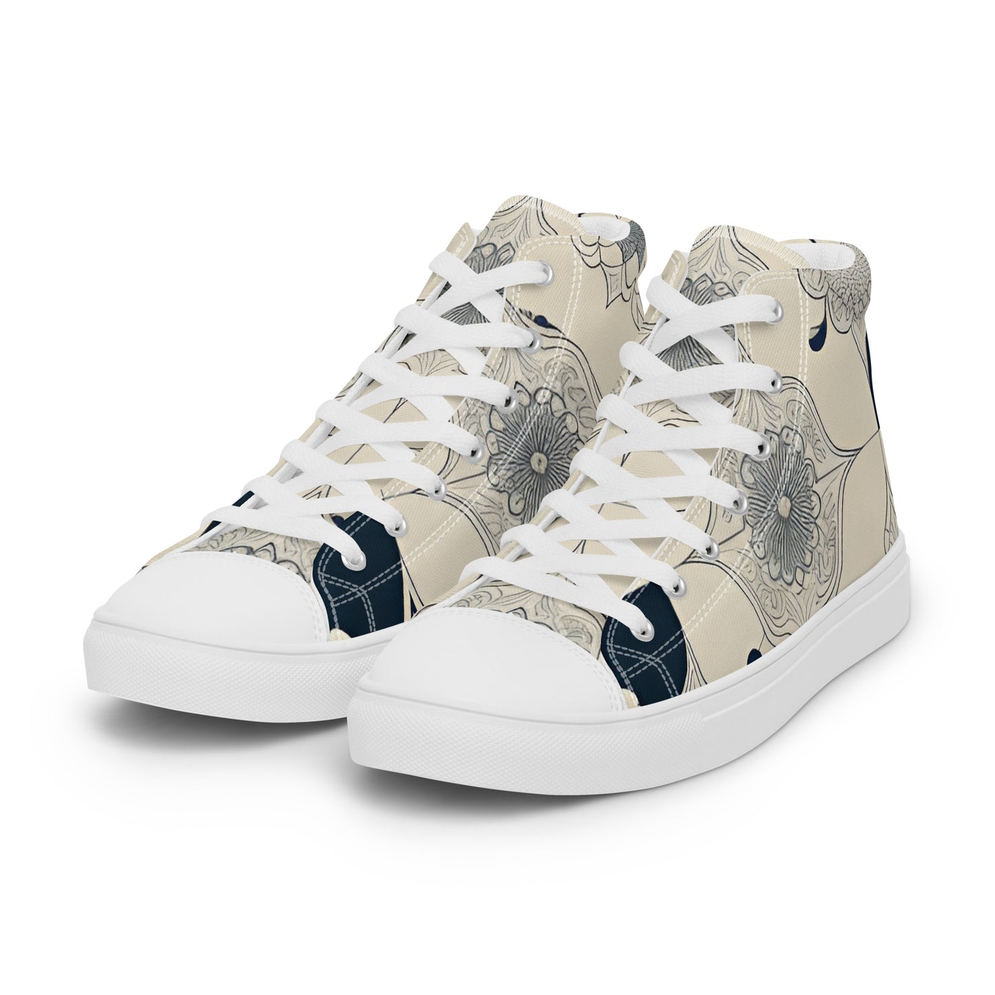 Women’s high top canvas shoes