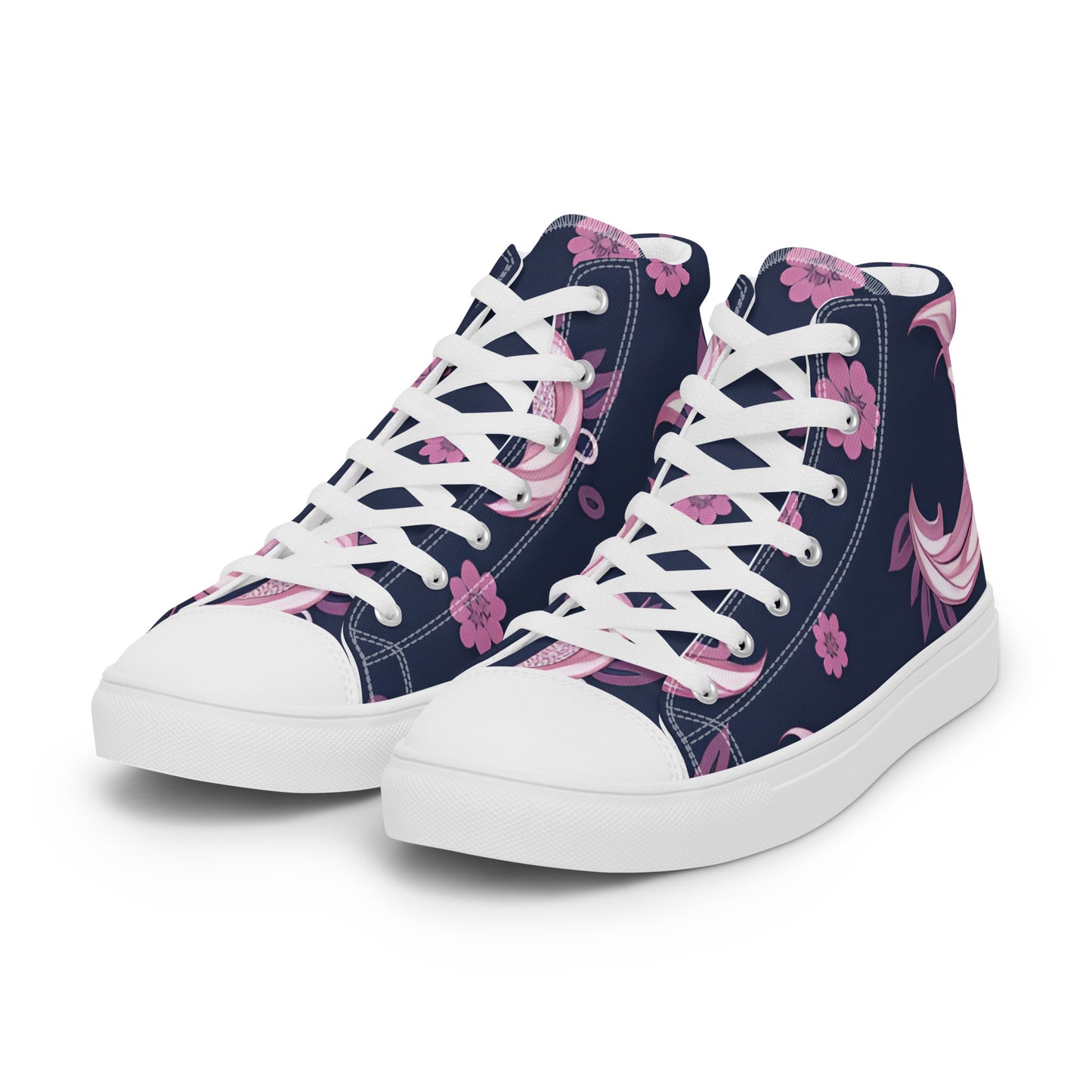 Women’s high top canvas shoes