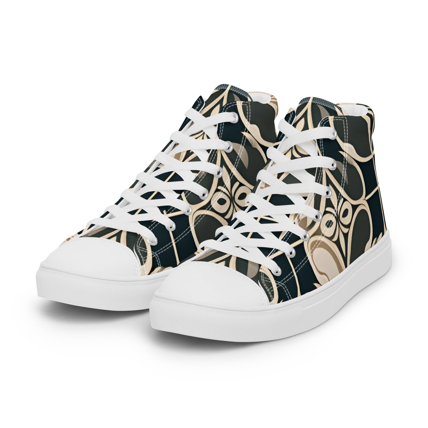 Women’s high top canvas shoes