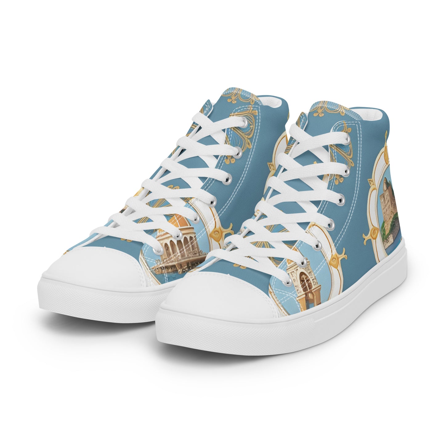 Women’s high top canvas shoes