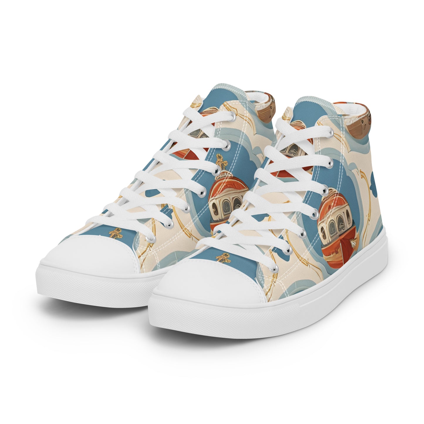 Women’s high top canvas shoes