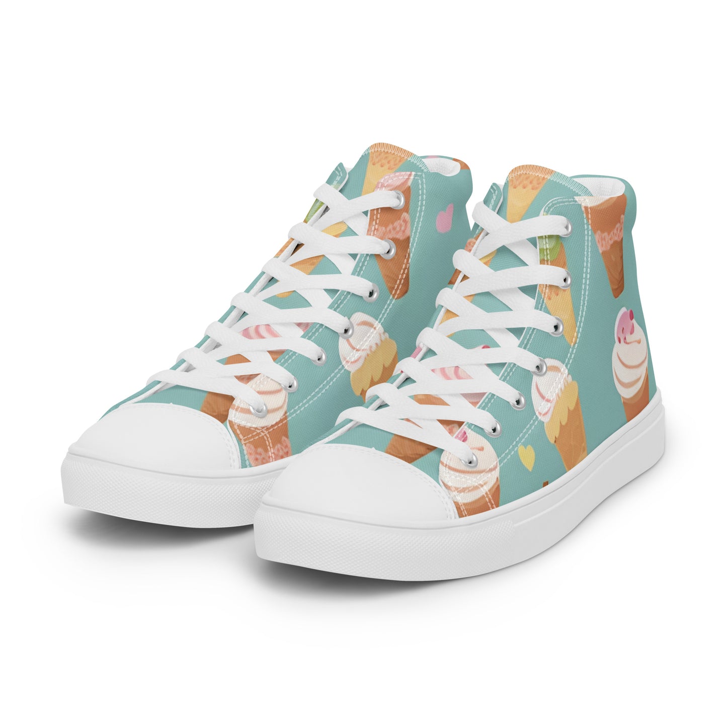 Women’s high top canvas shoes