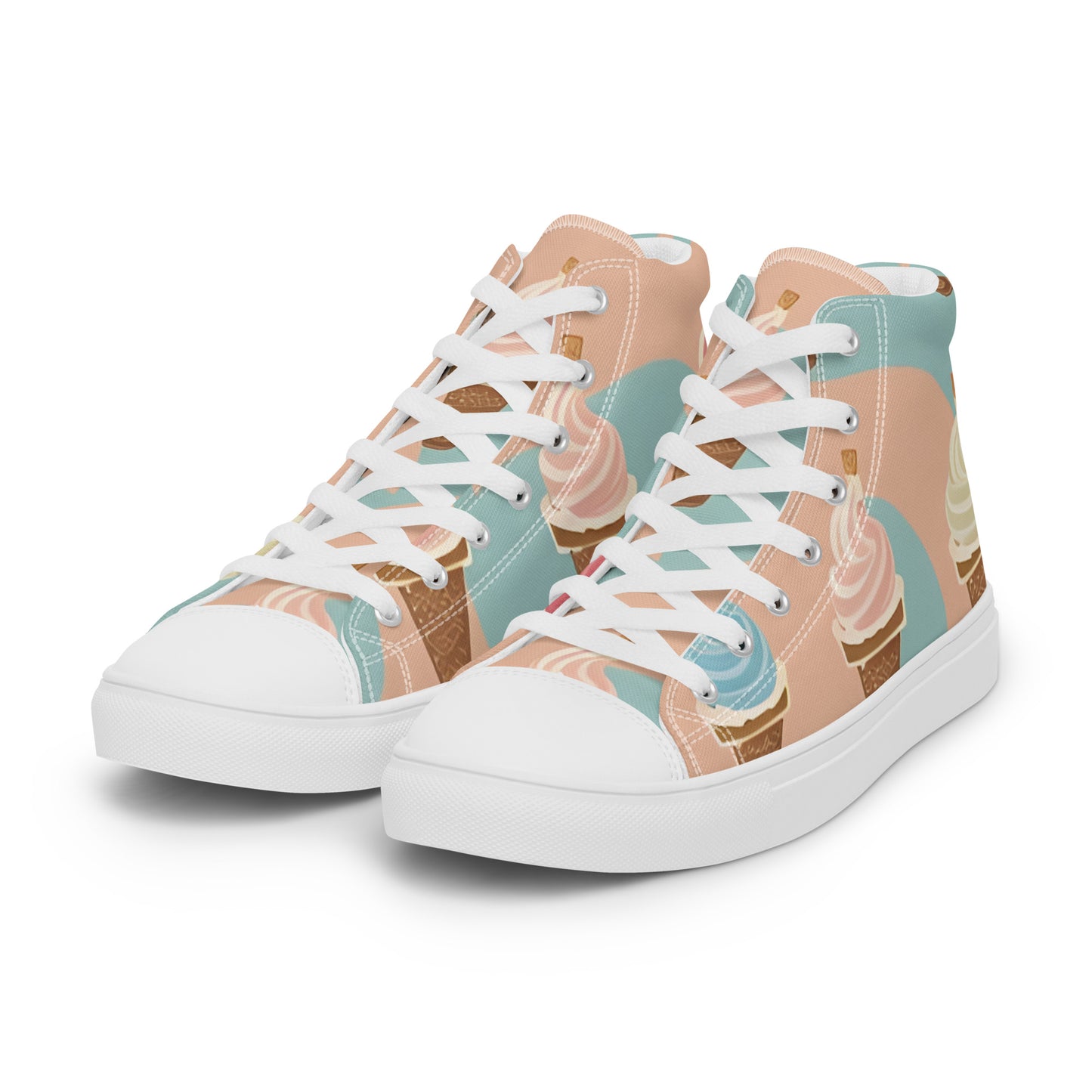 Women’s high top canvas shoes