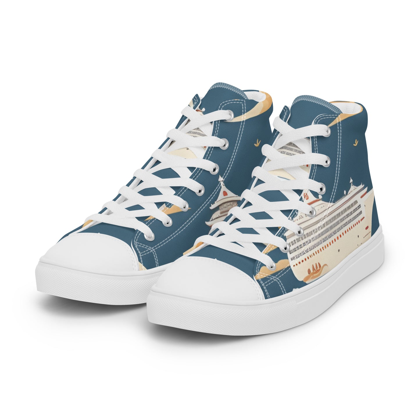 Women’s high top canvas shoes