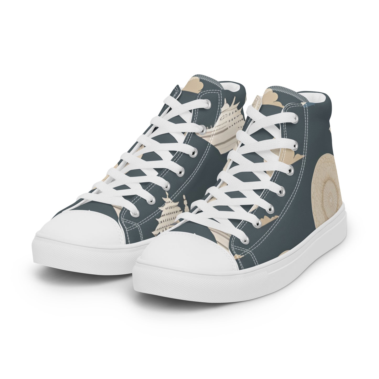 Women’s high top canvas shoes