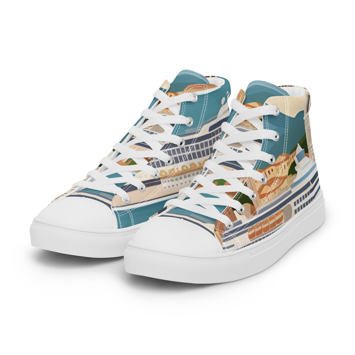 Women’s high top canvas shoes