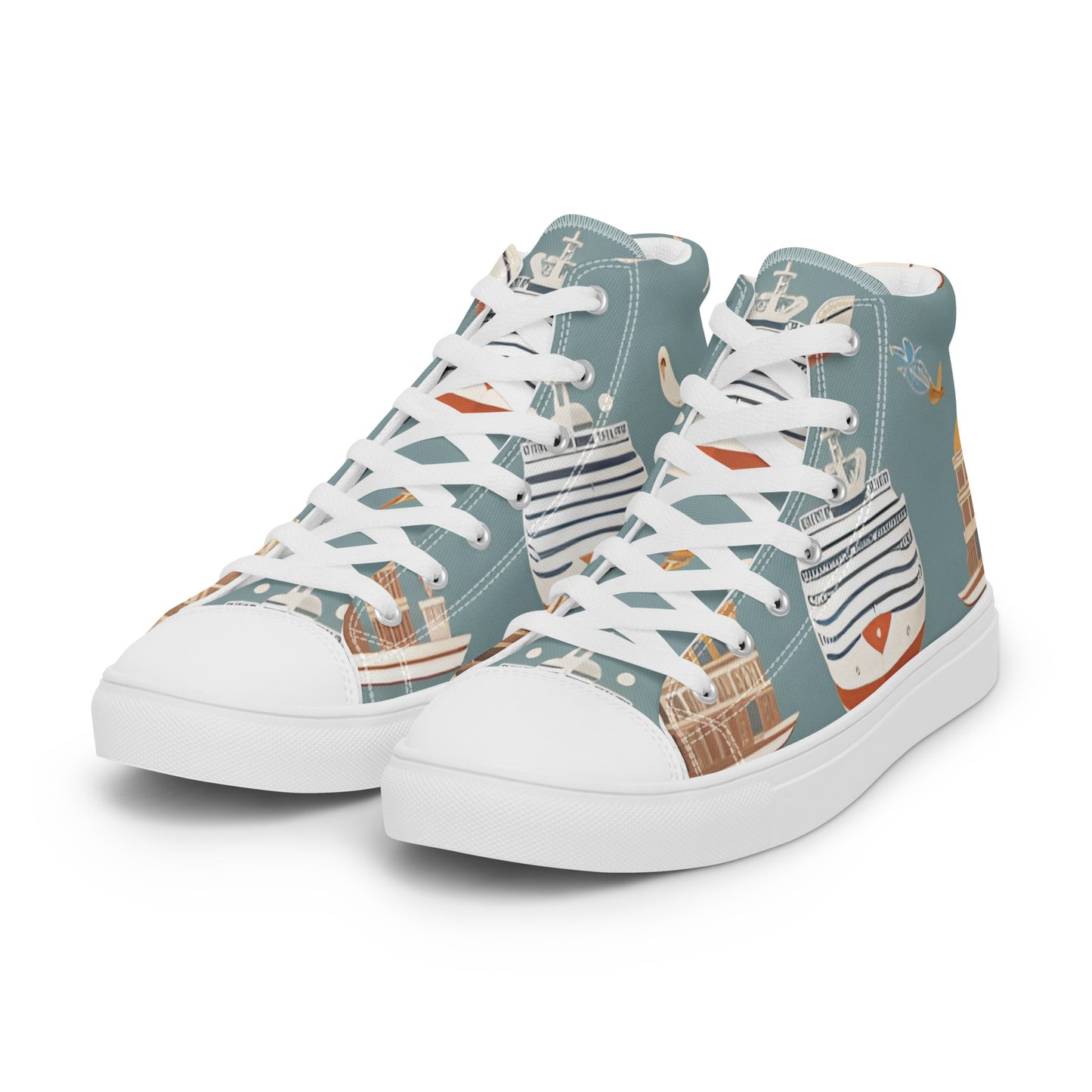 Women’s high top canvas shoes