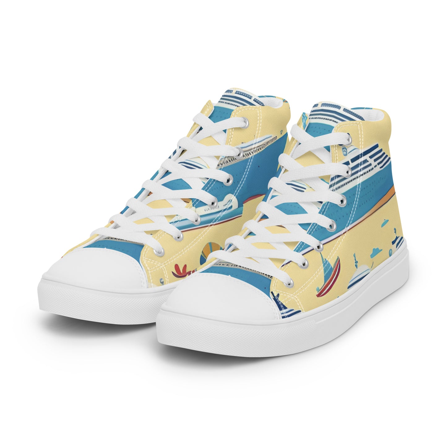 Women’s high top canvas shoes