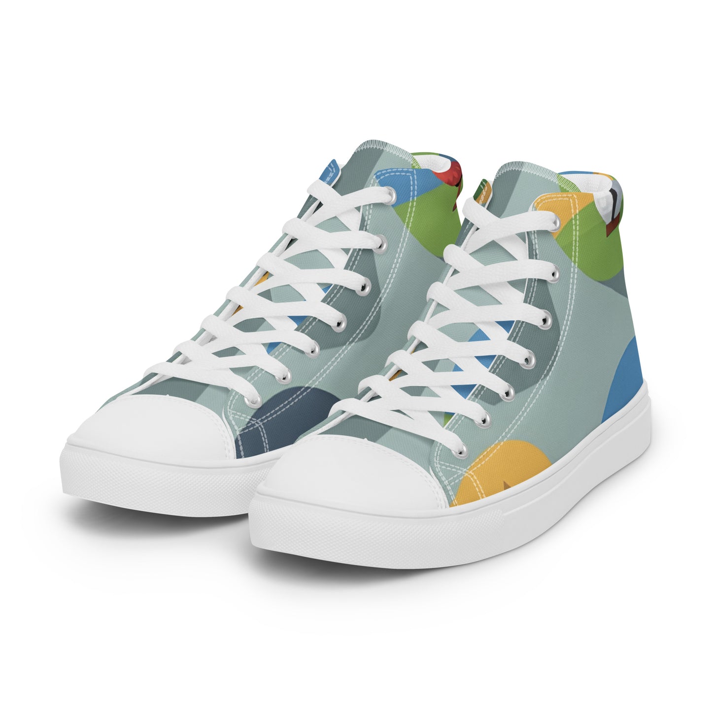 Women’s high top canvas shoes