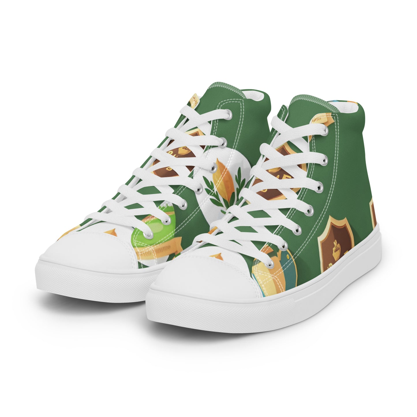 Women’s high top canvas shoes