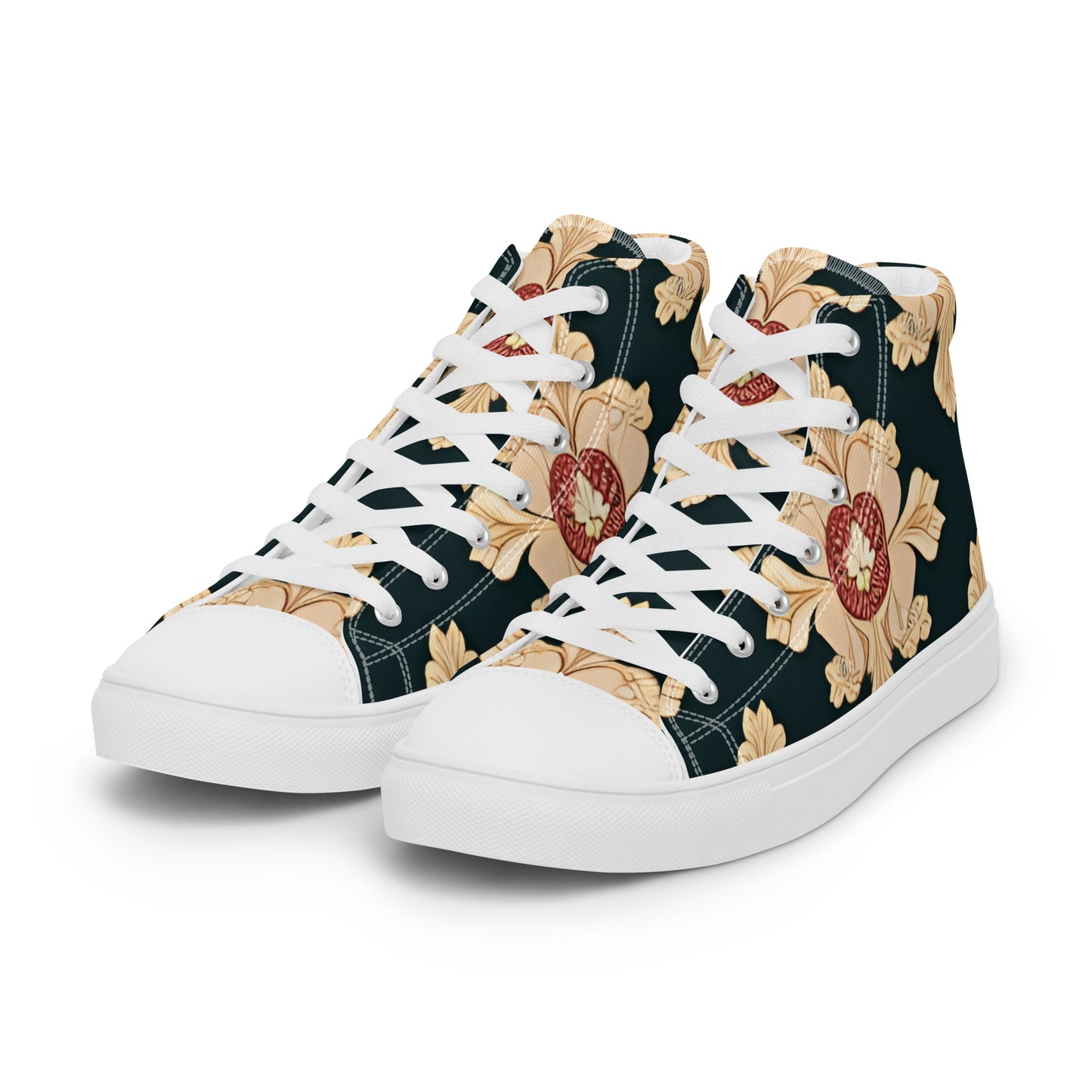 Women’s high top canvas shoes