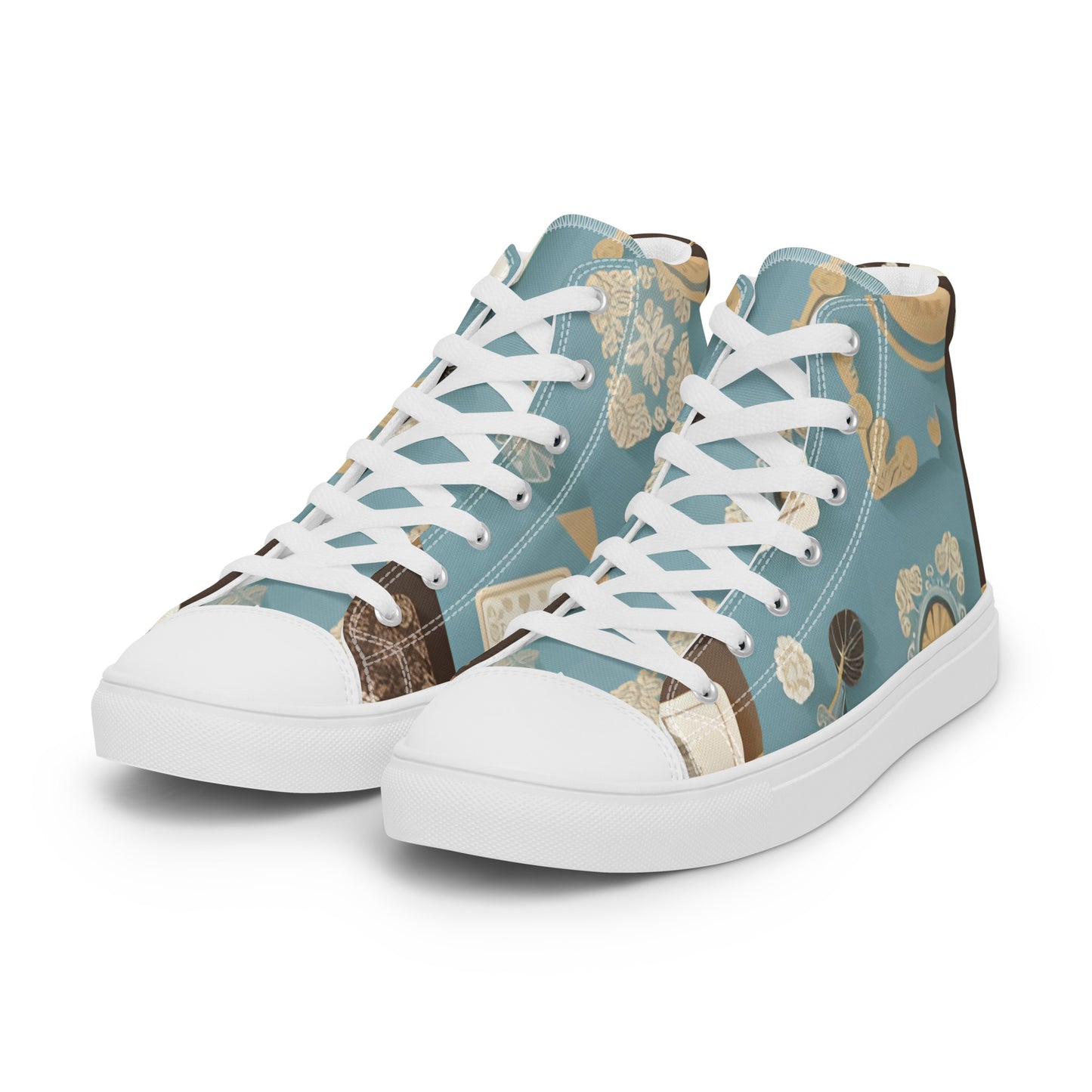 Women’s high top canvas shoes