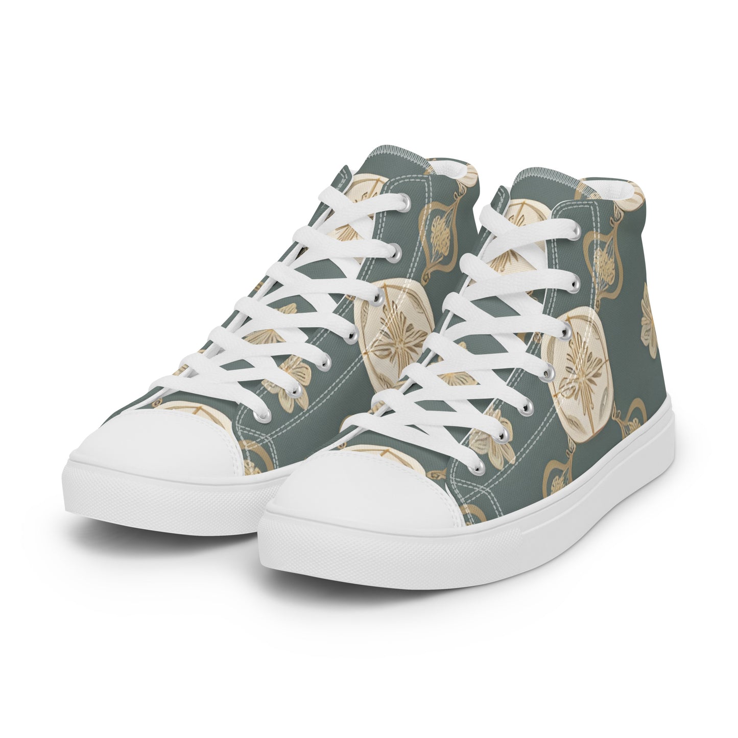 Women’s high top canvas shoes