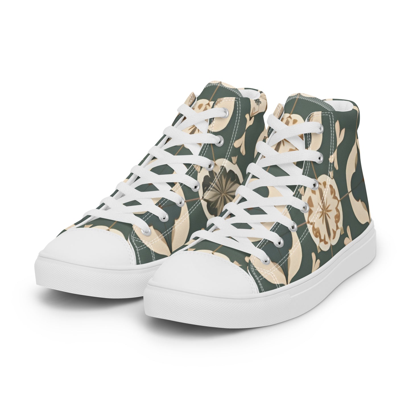 Women’s high top canvas shoes