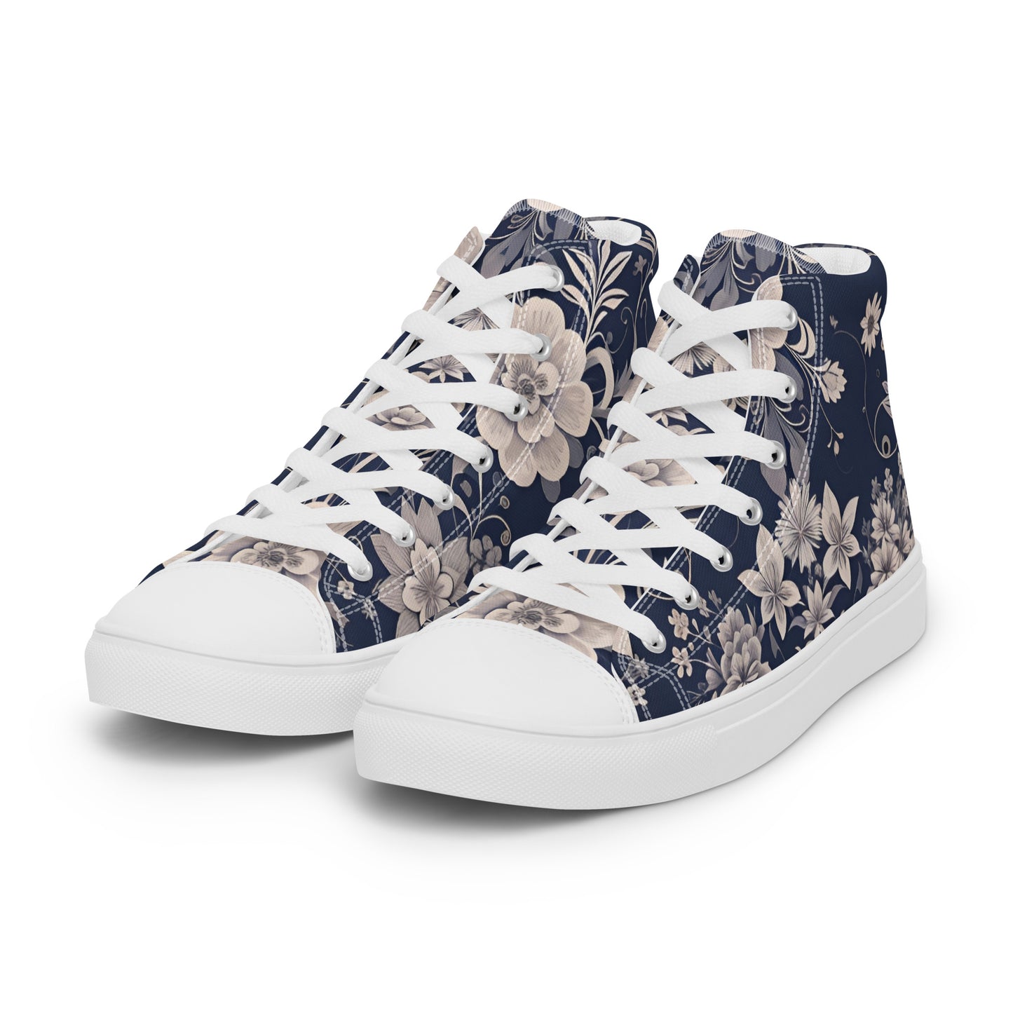 Women’s high top canvas shoes