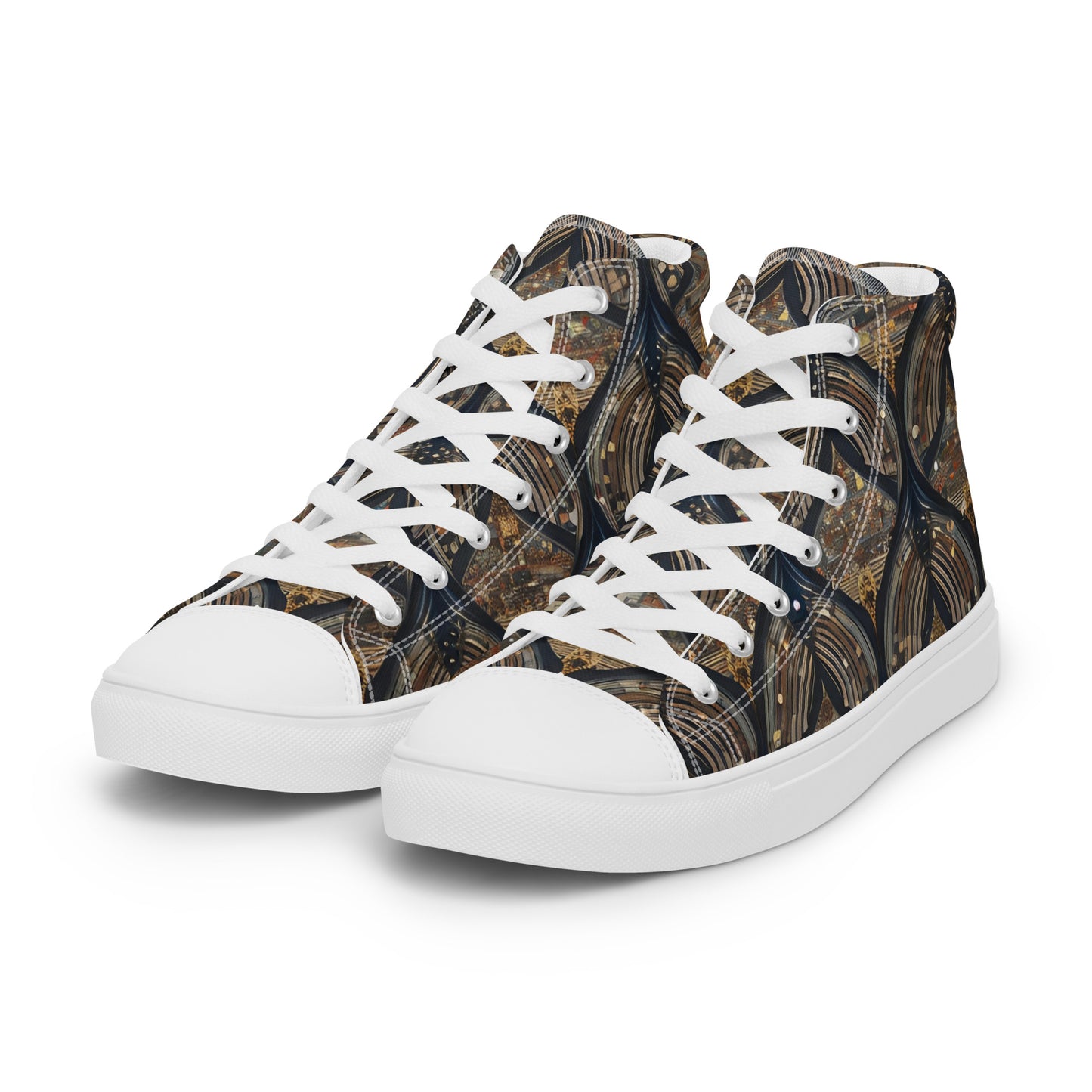 Women’s high top canvas shoes